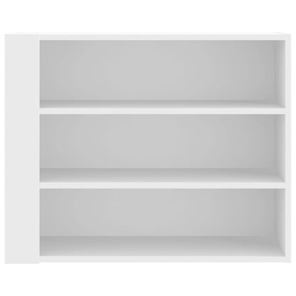 vidaXL Wandregal Weiß 75x35x60 cm Holzwerkstoff