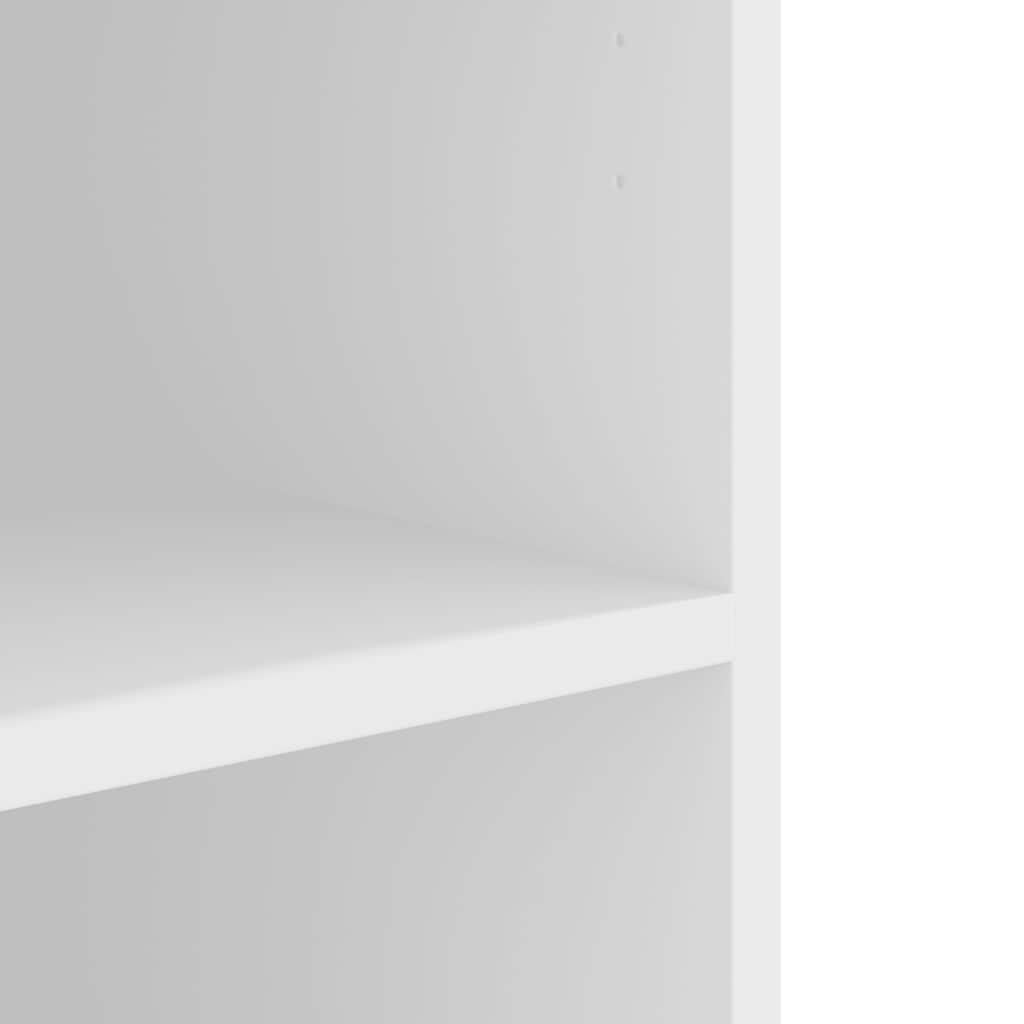 vidaXL Wandregal Weiß 75x35x60 cm Holzwerkstoff