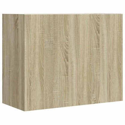 vidaXL Wandregal Sonoma-Eiche 75x35x60 cm Holzwerkstoff