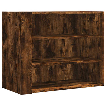 vidaXL Wandregal Räuchereiche 75x35x60 cm Holzwerkstoff