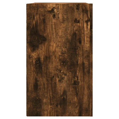 vidaXL Wandregal Räuchereiche 75x35x60 cm Holzwerkstoff
