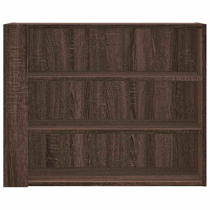 vidaXL Wandregal Braun Eichen-Optik 75x35x60 cm Holzwerkstoff
