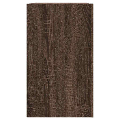vidaXL Wandregal Braun Eichen-Optik 75x35x60 cm Holzwerkstoff