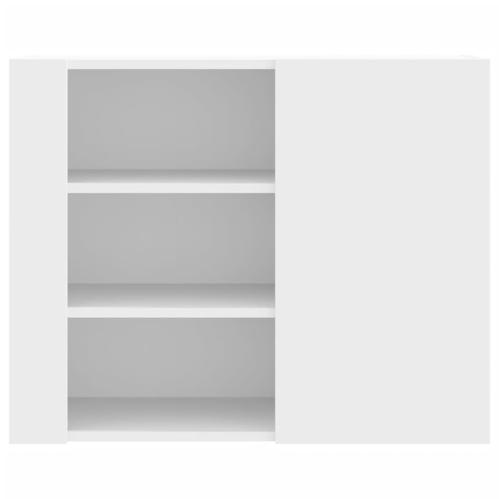 vidaXL Étagère murale Blanc 75x35x60 cm Bois d'ingénierie