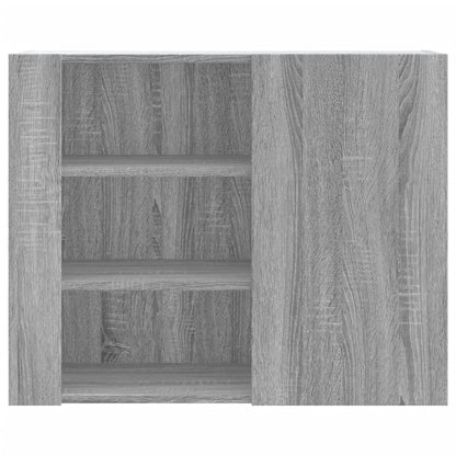 vidaXL Étagère murale gris Sonoma 75x35x60 cm bois d'ingénierie