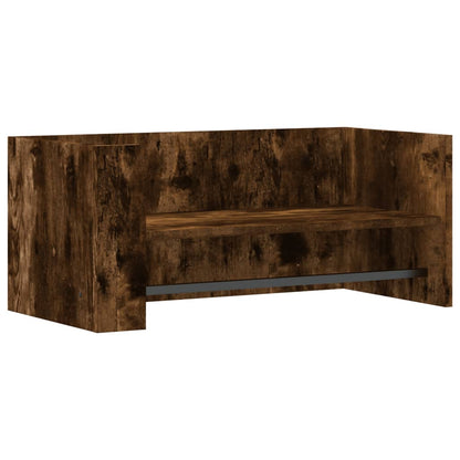 vidaXL Wandregal Räuchereiche 70,5x35x30,5 cm Holzwerkstoff