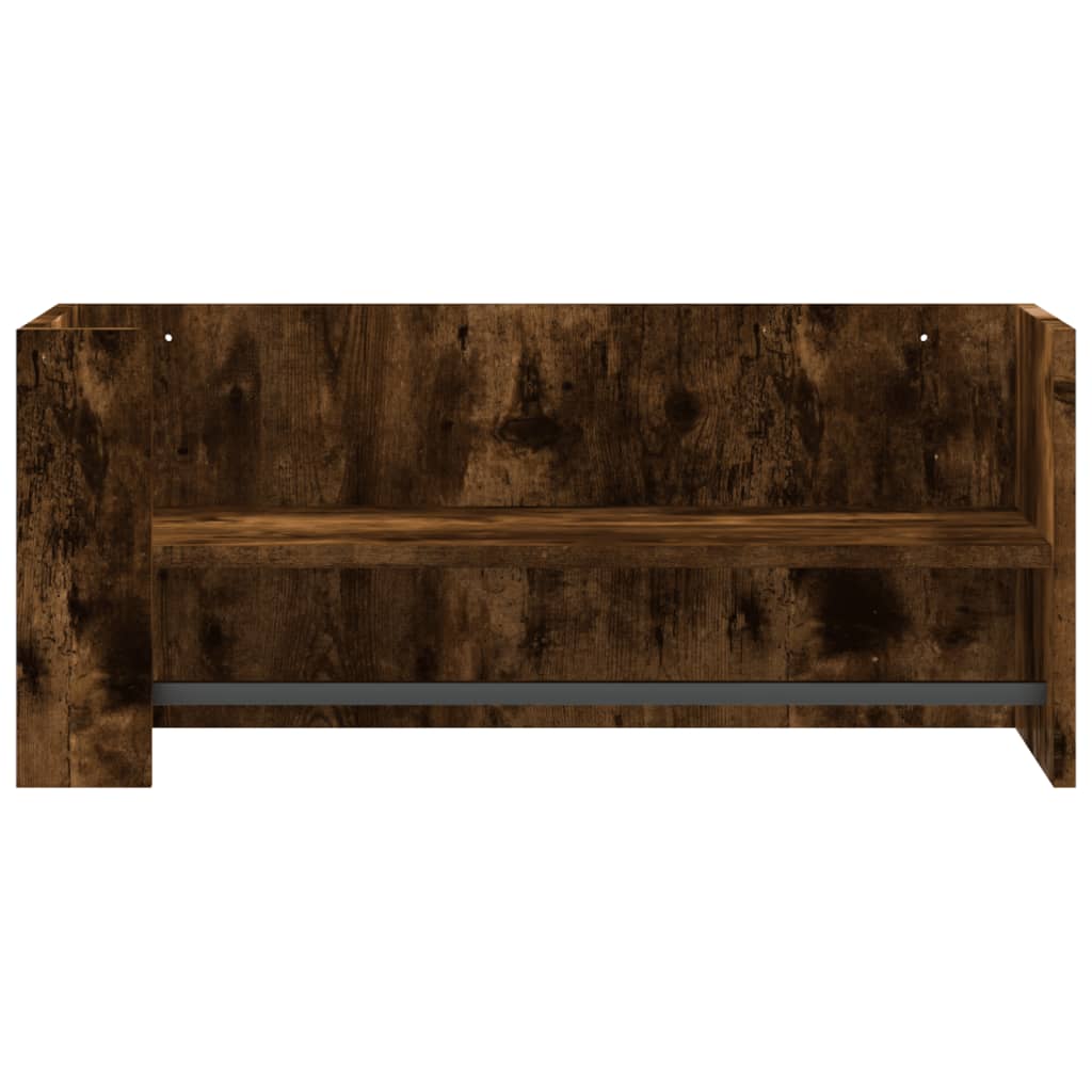 vidaXL Wandregal Räuchereiche 70,5x35x30,5 cm Holzwerkstoff