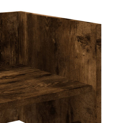vidaXL Wandregal Räuchereiche 70,5x35x30,5 cm Holzwerkstoff