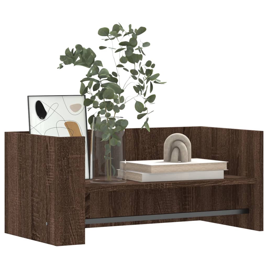 vidaXL Wandregal Braun Eichen-Optik 70,5x35x30,5 cm Holzwerkstoff