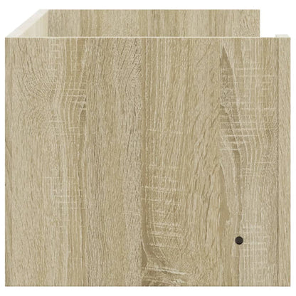 vidaXL Wandregal Sonoma-Eiche 100x35x30,5 cm Holzwerkstoff