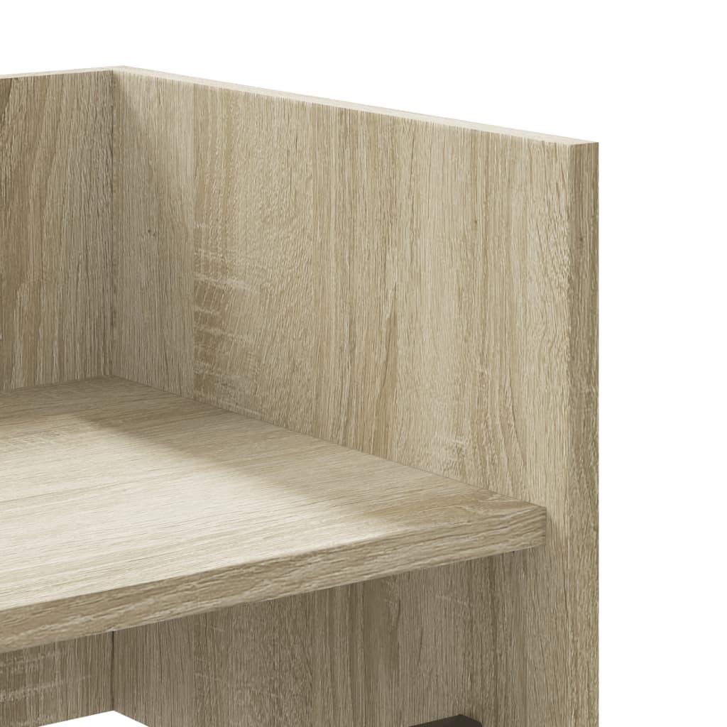 vidaXL Wandregal Sonoma-Eiche 100x35x30,5 cm Holzwerkstoff
