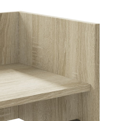 vidaXL Wandregal Sonoma-Eiche 100x35x30,5 cm Holzwerkstoff
