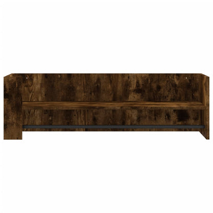 vidaXL Étagère murale chêne fumé 100x35x30,5 cm bois d'ingénierie