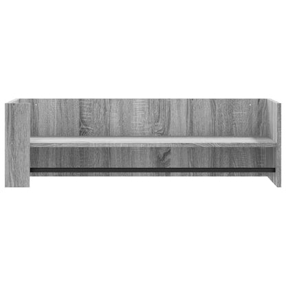 vidaXL Wandregal Grau Sonoma 100x35x30,5 cm Holzwerkstoff