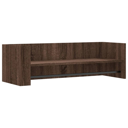 vidaXL Étagère murale aspect chêne marron 100x35x30,5 cm bois d'ingénierie