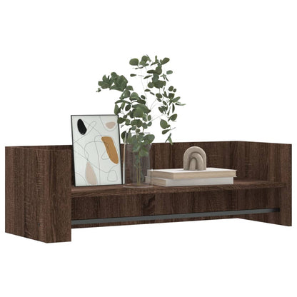 vidaXL Étagère murale aspect chêne marron 100x35x30,5 cm bois d'ingénierie