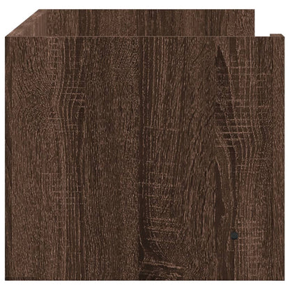 vidaXL Étagère murale aspect chêne marron 100x35x30,5 cm bois d'ingénierie