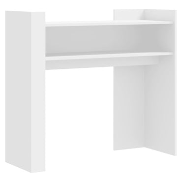 vidaXL Table console blanc 100x35x90 cm Bois d'ingénierie