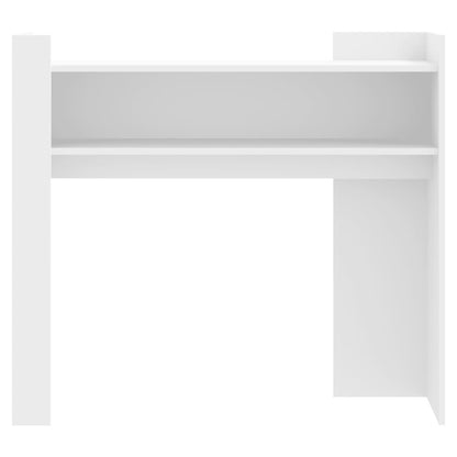vidaXL Table console blanc 100x35x90 cm Bois d'ingénierie