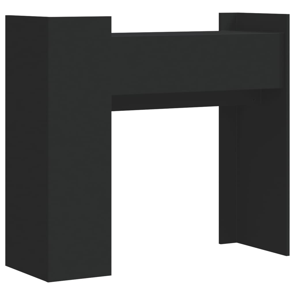 vidaXL Konsolentisch Schwarz 100x35x90 cm Holzwerkstoff