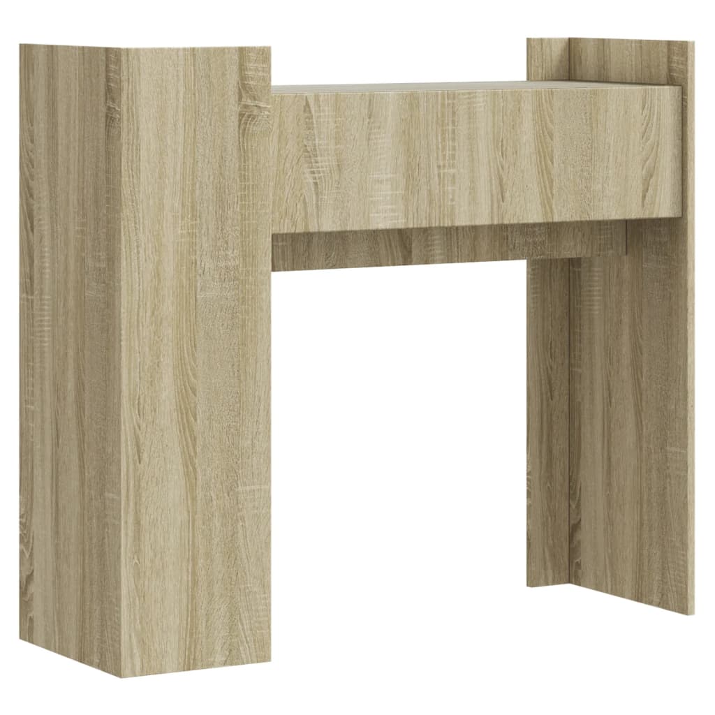vidaXL Table console chêne Sonoma 100x35x90 cm Bois d'ingénierie