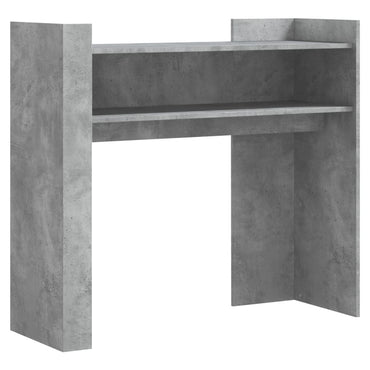 vidaXL Table console gris béton 100x35x90 cm Bois d'ingénierie