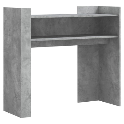 vidaXL Table console gris béton 100x35x90 cm Bois d'ingénierie