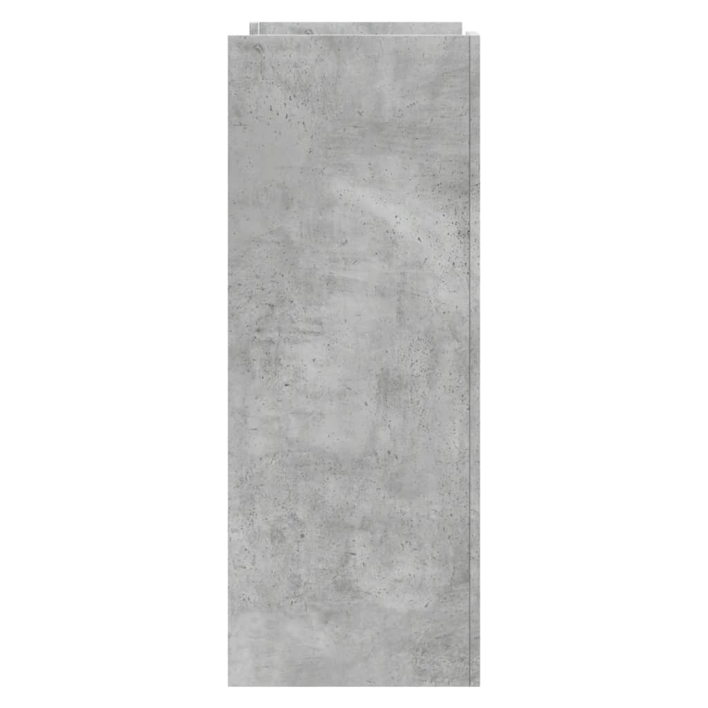 vidaXL Table console gris béton 100x35x90 cm Bois d'ingénierie