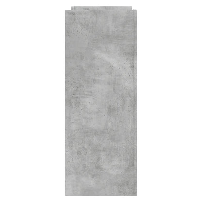 vidaXL Table console gris béton 100x35x90 cm Bois d'ingénierie