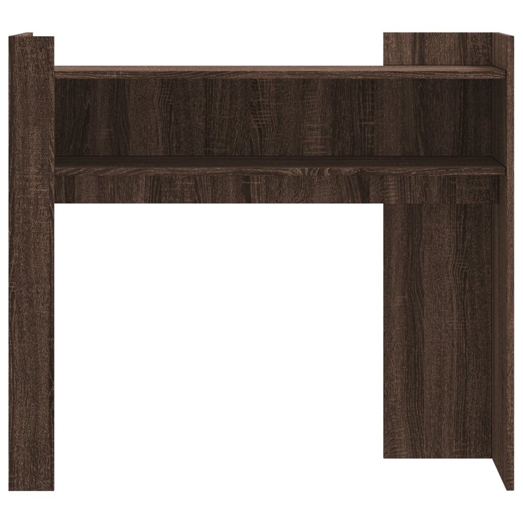 vidaXL Console marron aspect chêne 100x35x90 cm en bois d'ingénierie