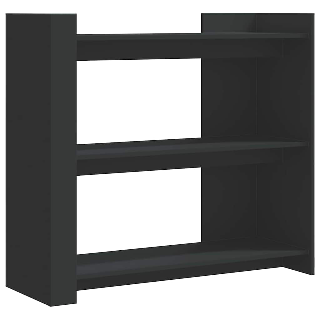 vidaXL Console Noire 100x35x90 cm Bois d'ingénierie