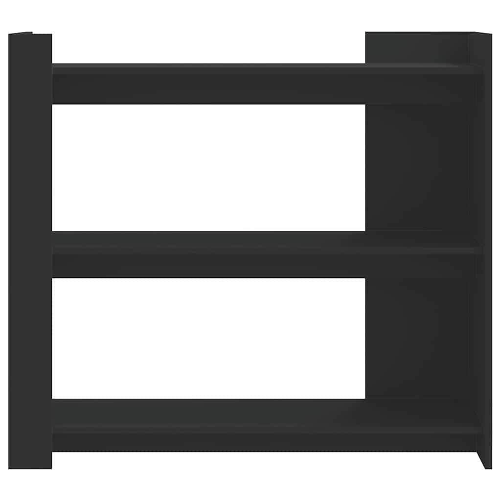 vidaXL Console Noire 100x35x90 cm Bois d'ingénierie