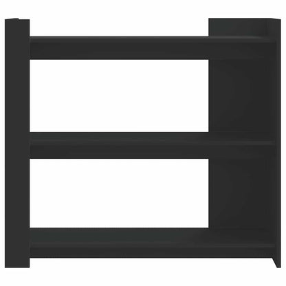 vidaXL Console Noire 100x35x90 cm Bois d'ingénierie