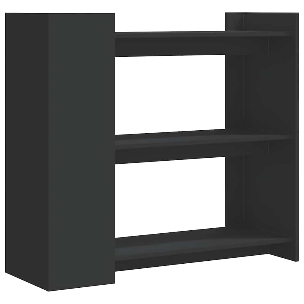 vidaXL Console Noire 100x35x90 cm Bois d'ingénierie
