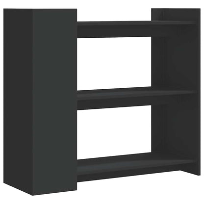 vidaXL Console Noire 100x35x90 cm Bois d'ingénierie