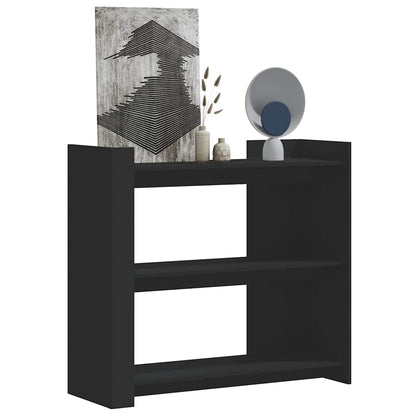 vidaXL Console Noire 100x35x90 cm Bois d'ingénierie