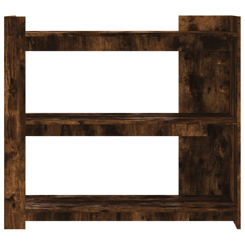 vidaXL Table console chêne fumé 100x35x90 cm bois d'ingénierie