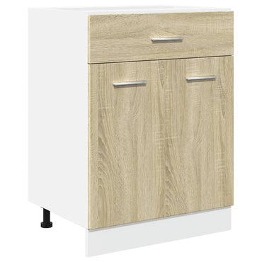 vidaXL Schubunterschrank Lyon Sonoma-Eiche 60x46x81,5 cm Holzwerkstoff