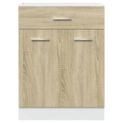 vidaXL Schubunterschrank Lyon Sonoma-Eiche 60x46x81,5 cm Holzwerkstoff