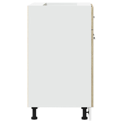 vidaXL Schubunterschrank Lyon Sonoma-Eiche 60x46x81,5 cm Holzwerkstoff