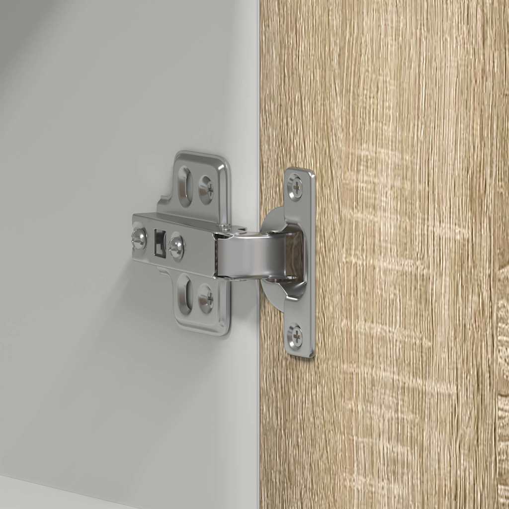 vidaXL Hängeschrank Lyon Sonoma-Eiche 60x31x60 cm Holzwerkstoff