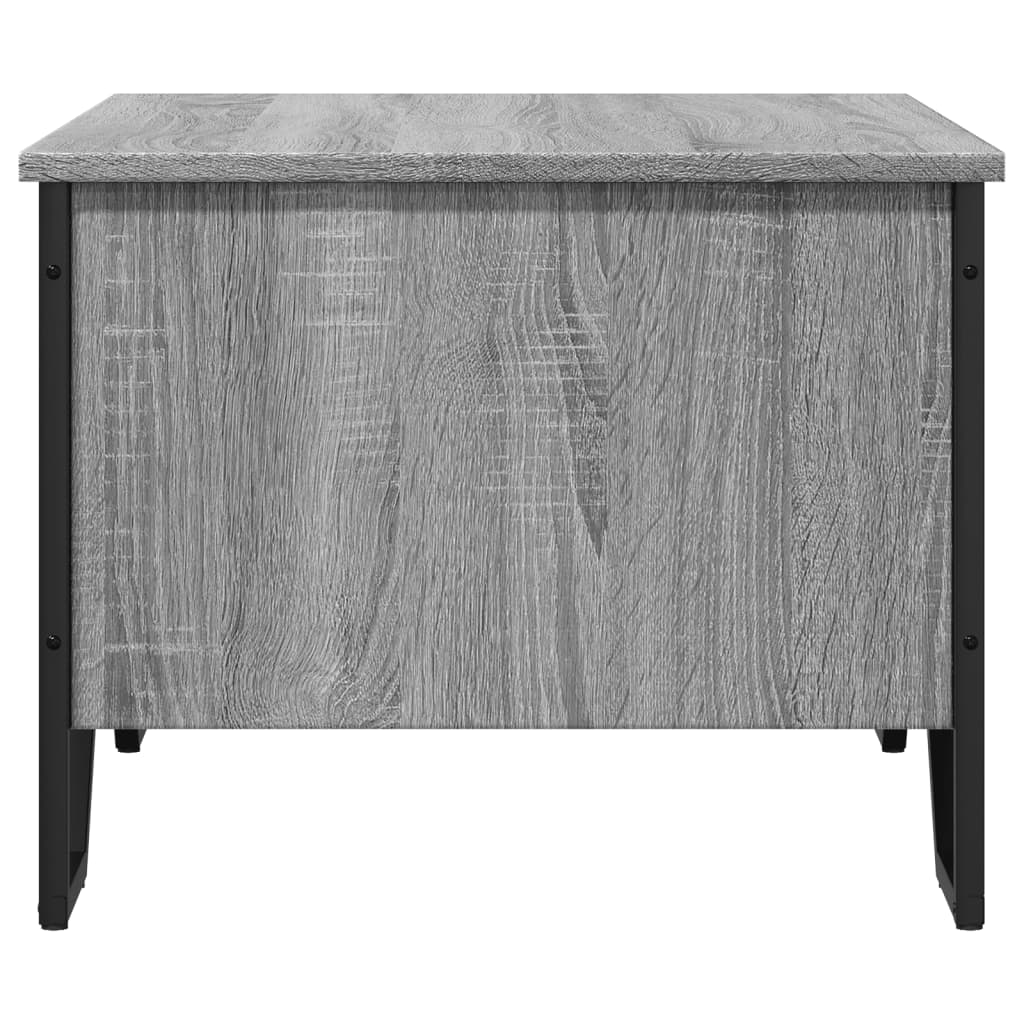 vidaXL Couchtisch Grau Sonoma 75x51x40 cm Holzwerkstoff