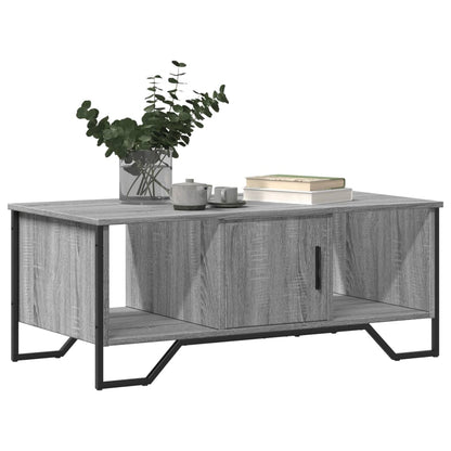 vidaXL Table basse gris Sonoma 100x51x40 cm aggloméré