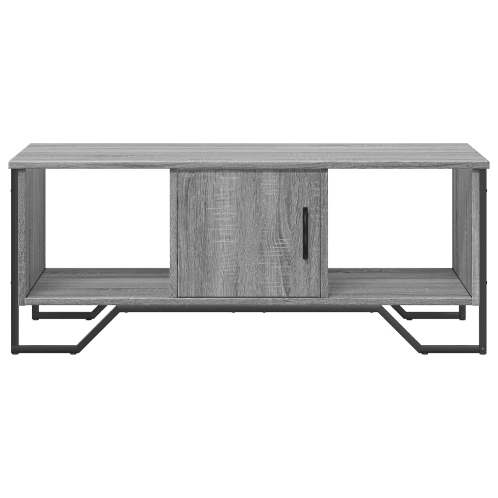 vidaXL Table basse gris Sonoma 100x51x40 cm aggloméré