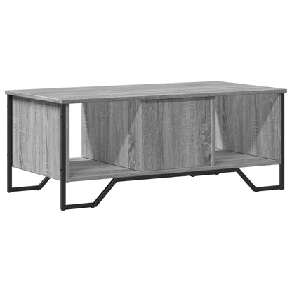vidaXL Table basse gris Sonoma 100x51x40 cm aggloméré