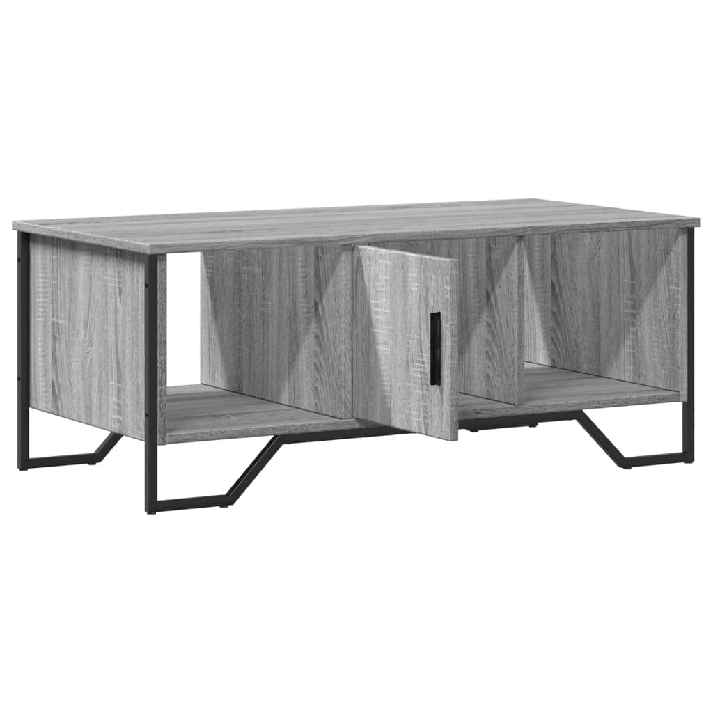 vidaXL Table basse gris Sonoma 100x51x40 cm aggloméré