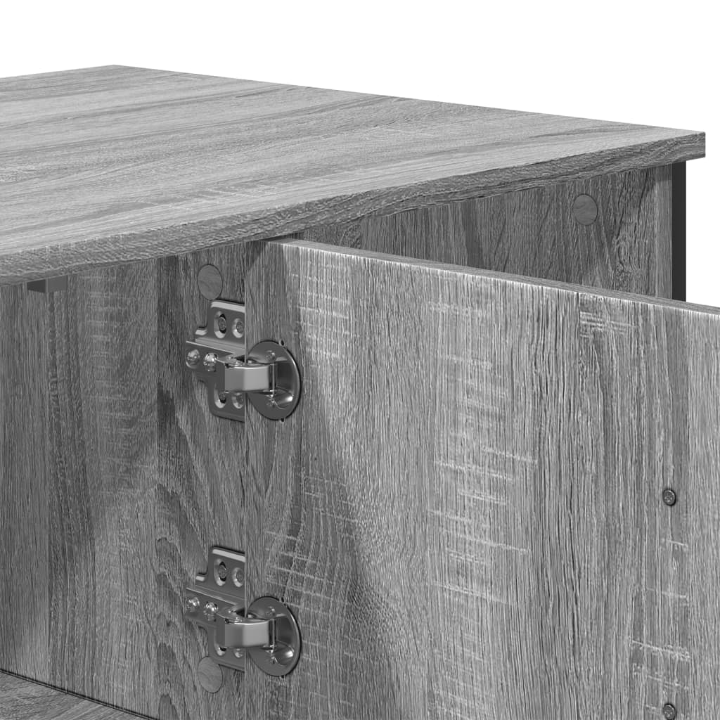 vidaXL Table basse gris Sonoma 100x51x40 cm aggloméré