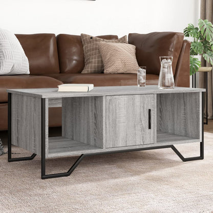 vidaXL Table basse gris Sonoma 100x51x40 cm aggloméré