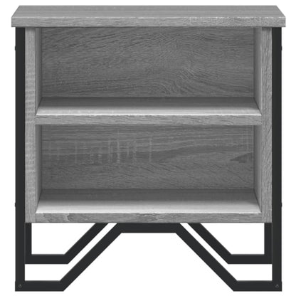 vidaXL Nachttisch Grau Sonoma 40x30x40 cm Holzwerkstoff