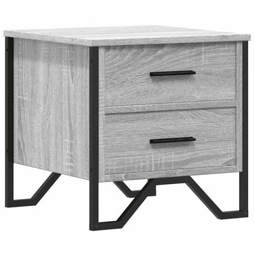 vidaXL Nachttisch Grau Sonoma 40x41x40 cm Holzwerkstoff